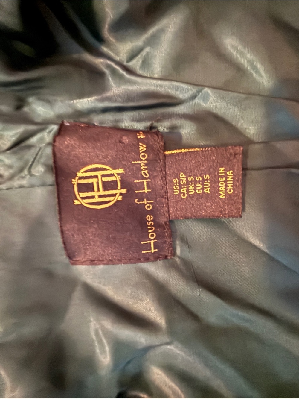 House of Harlow 1960 Emerald Green Velvet Double-Button Blazer - Picture 2 of 2